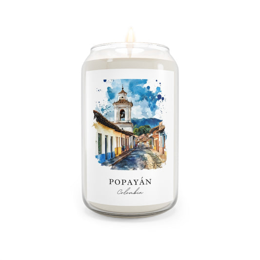 Popayán, Colombia scented soy candle