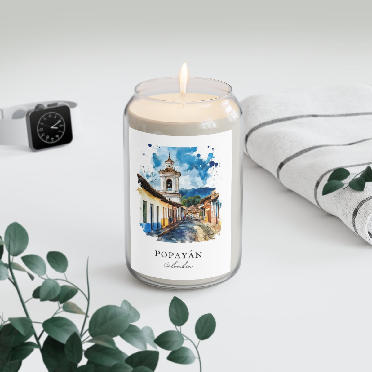 Popayán, Colombia scented soy candle
