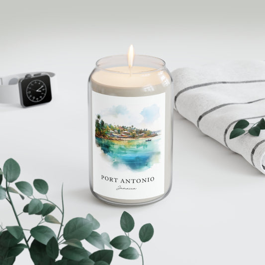 Port Antonio, Jamaica scented soy candle