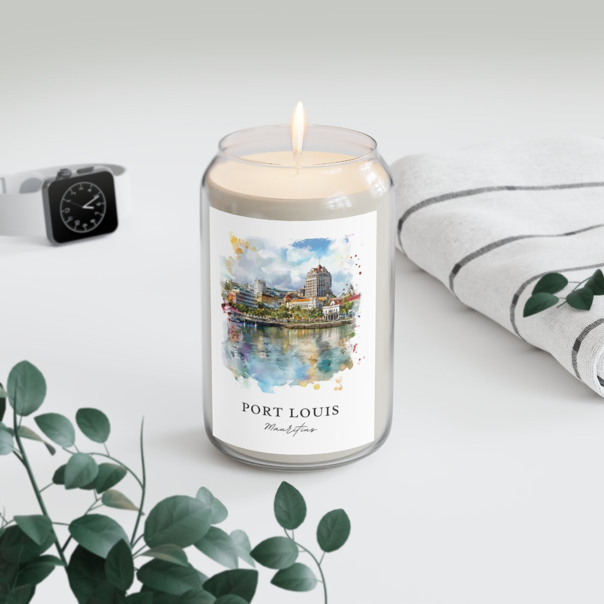 Port Louis, Mauritius scented soy candle