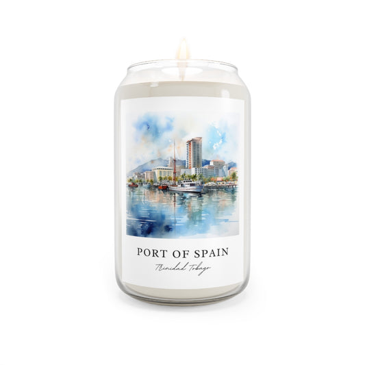 Port Of Spain, Trinidad Tobago scented soy candle