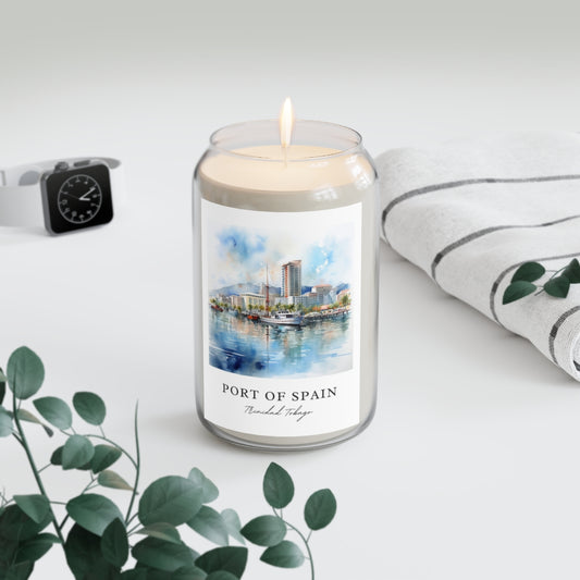Port Of Spain, Trinidad Tobago scented soy candle