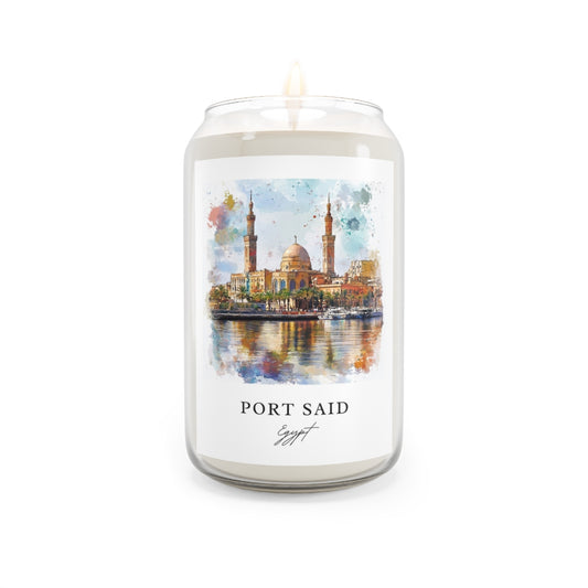 Port Said, Egypt scented soy candle