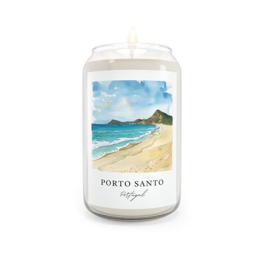 Porto Santo, Portugal scented soy candle