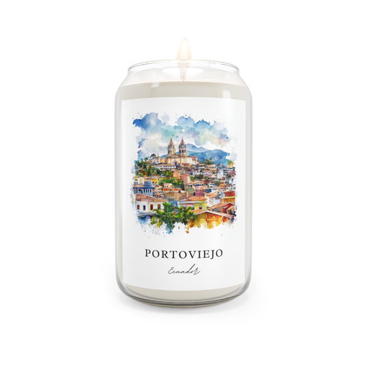 Portoviejo, Ecuador scented soy candle