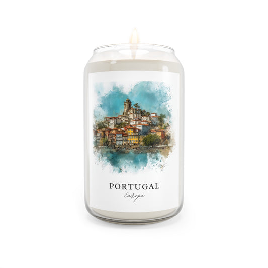 Portugal, Europe scented soy candle