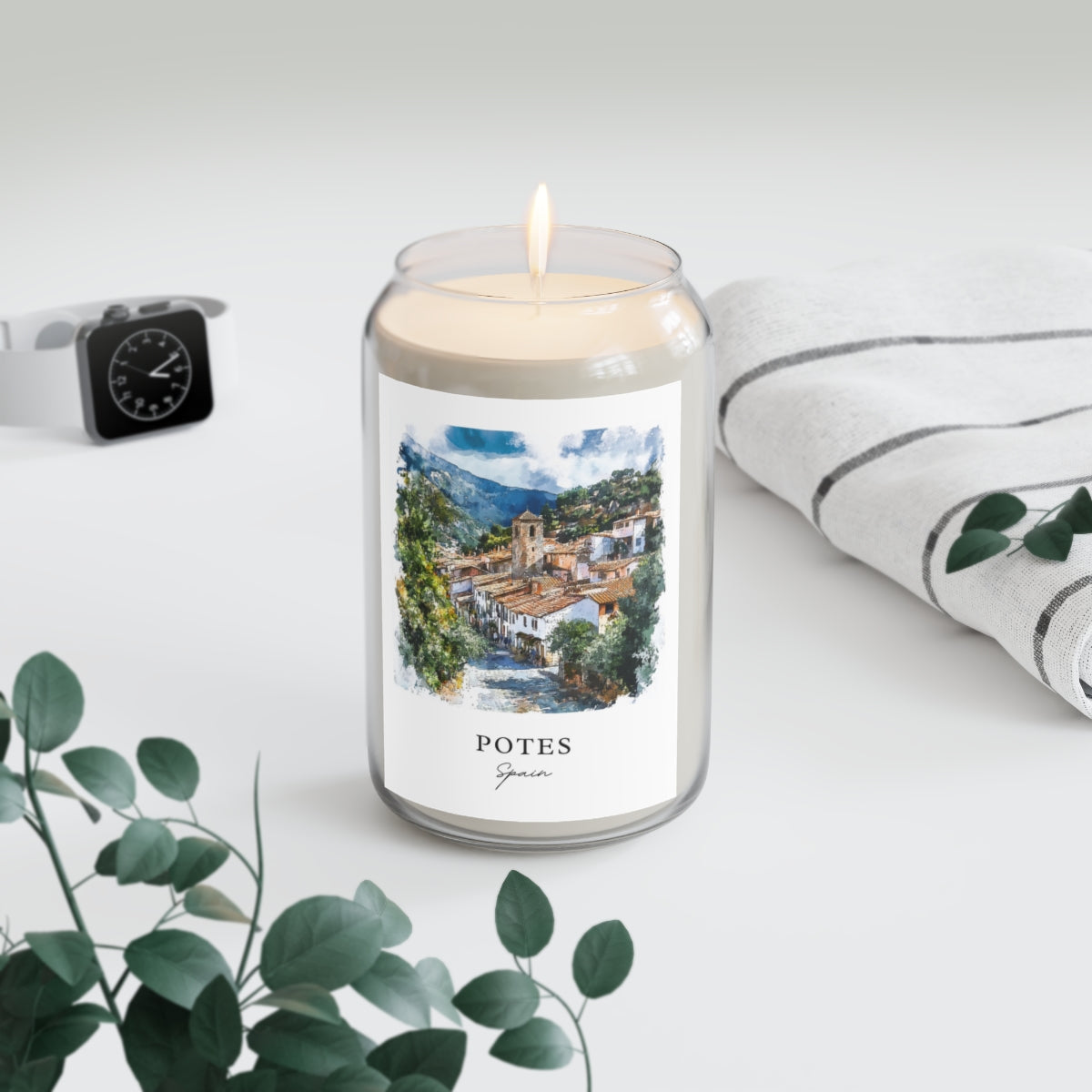 Potes, Spain scented soy candle