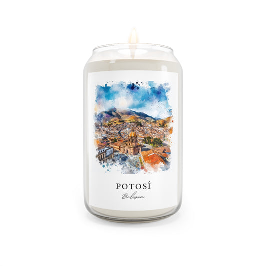 Potosí, Bolivia scented soy candle