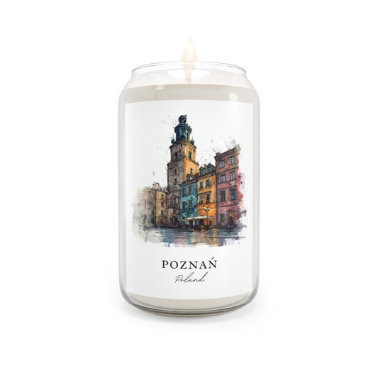 Poznań, Poland scented soy candle