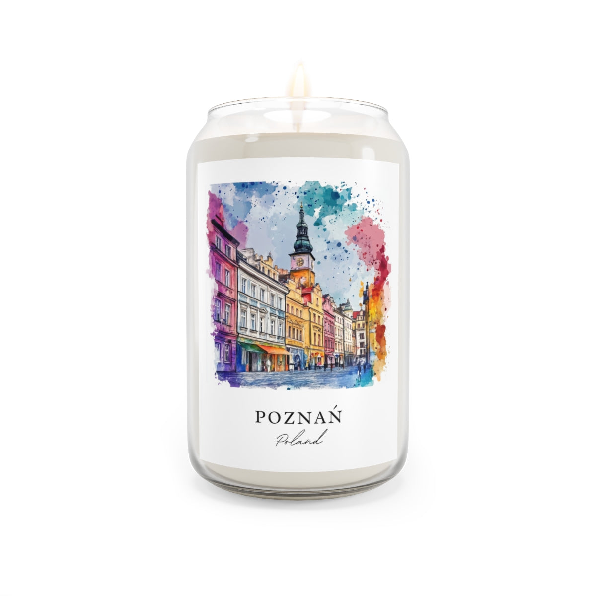 Poznań, Poland scented soy candle