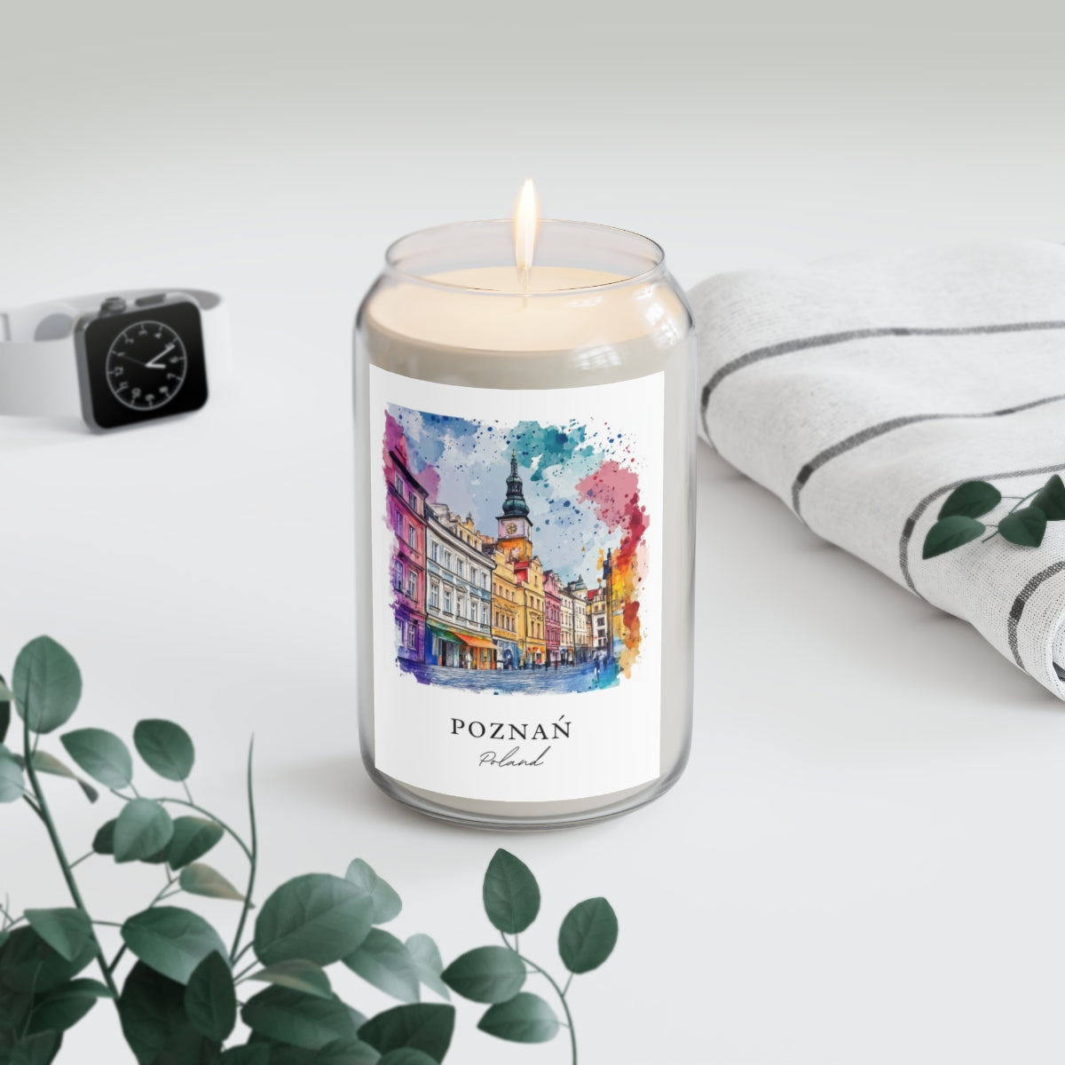 Poznań, Poland scented soy candle