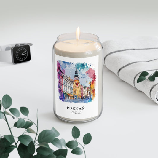 Poznań, Poland scented soy candle