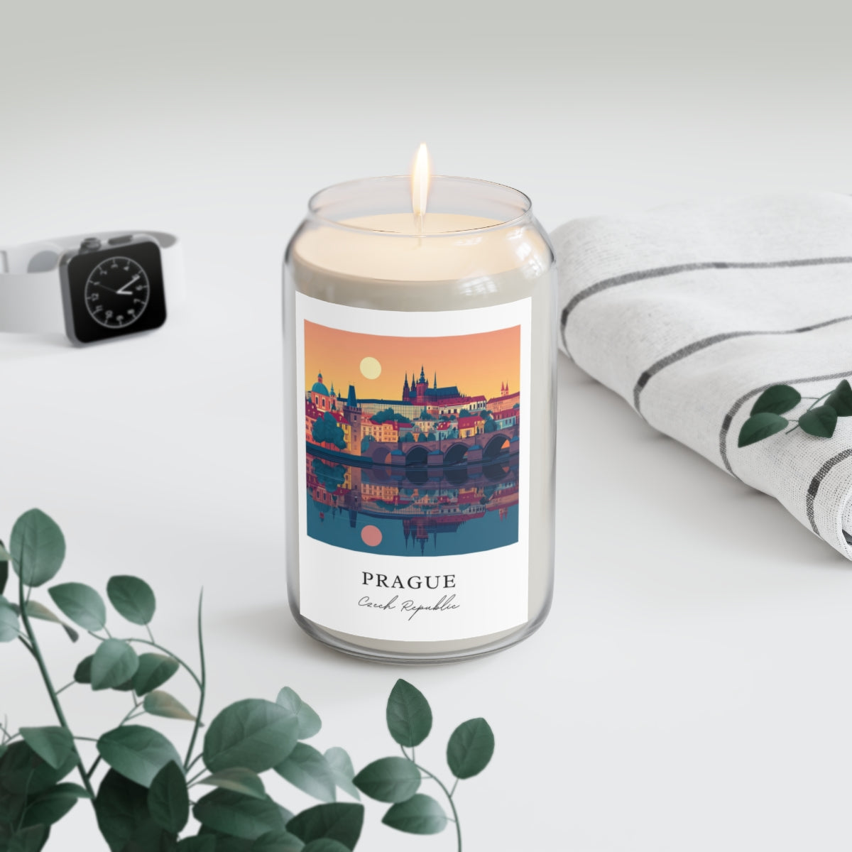 Prague, Czech Republic scented soy candle