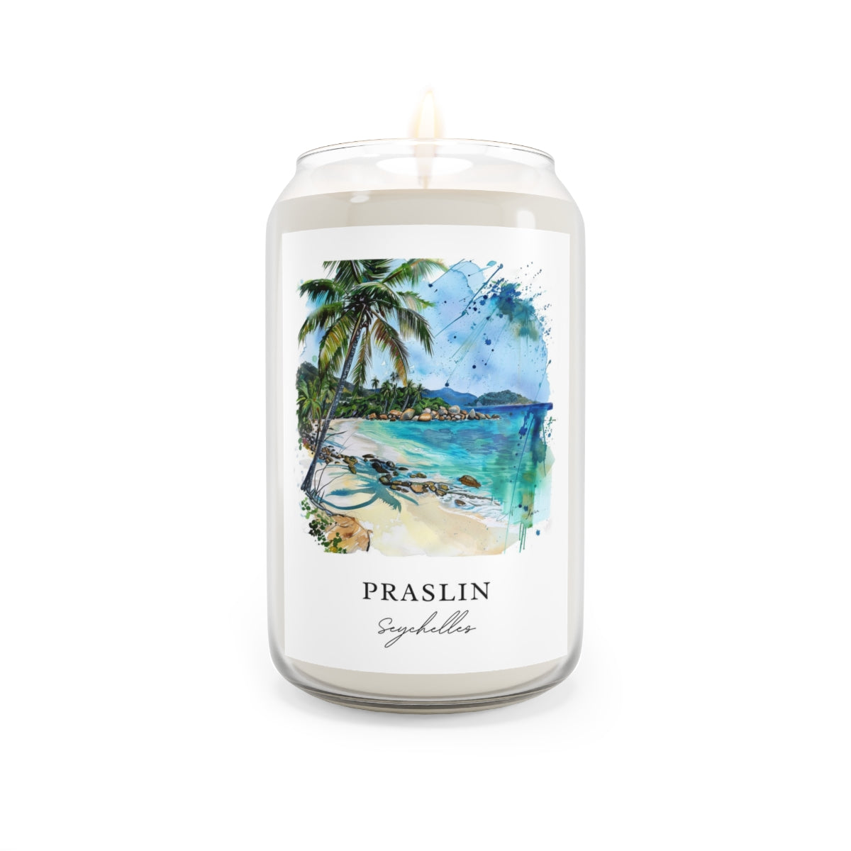 Praslin, Seychelles scented soy candle
