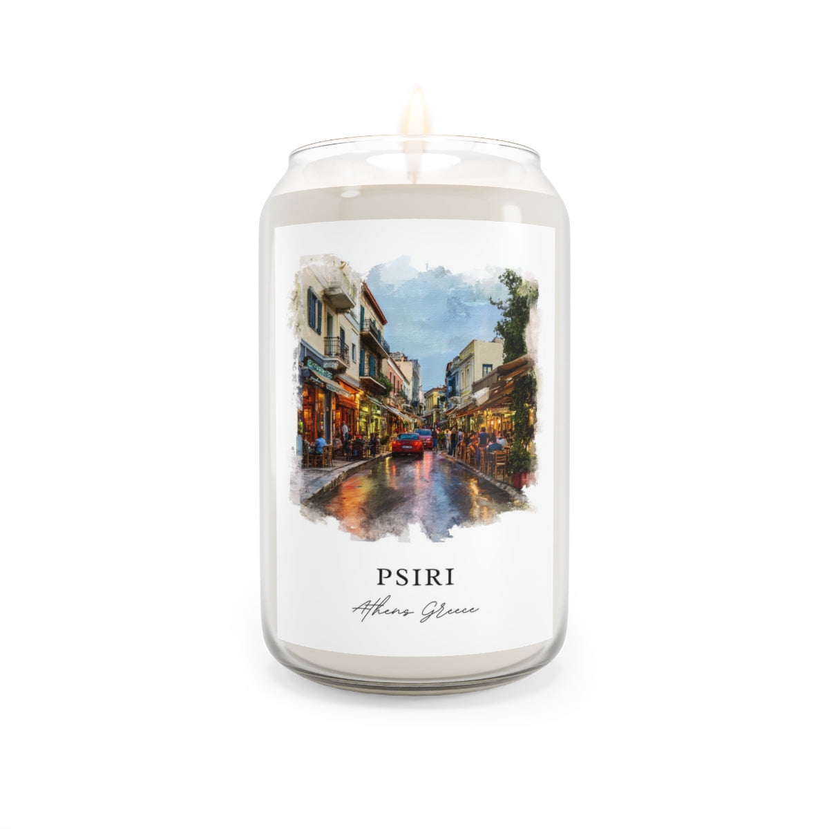Psiri, Athens Greece scented soy candle