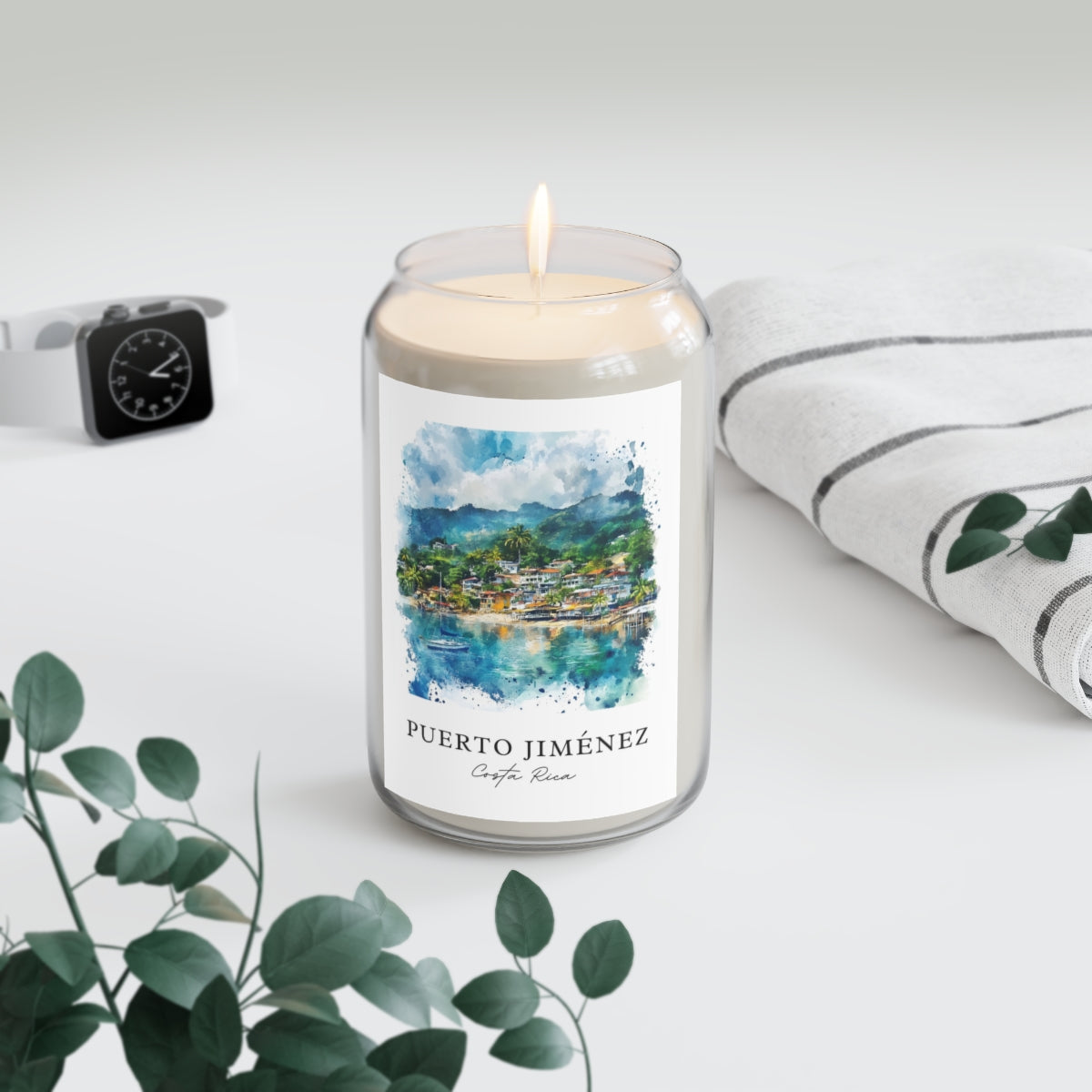 Puerto Jiménez, Costa Rica scented soy candle