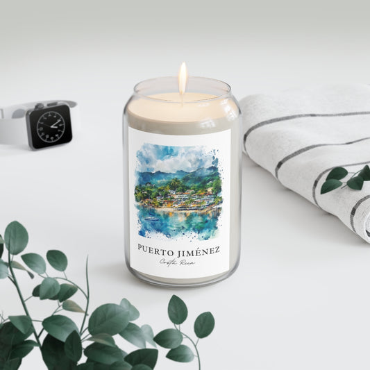 Puerto Jiménez, Costa Rica scented soy candle