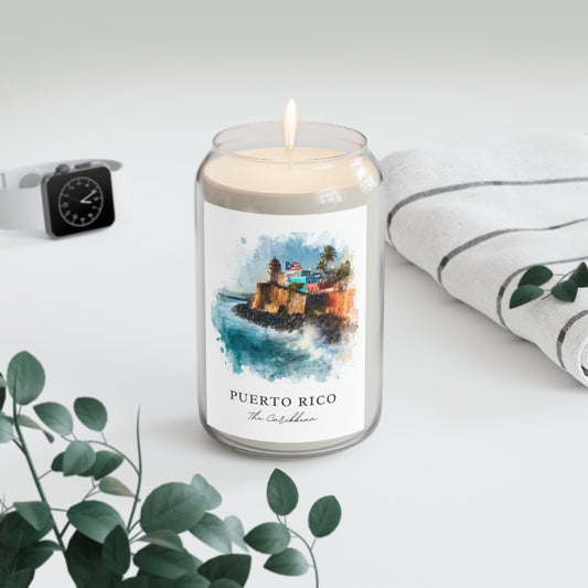 Puerto Rico, The Caribbean scented soy candle