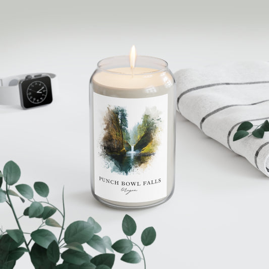 Punch Bowl Falls, Oregon scented soy candle