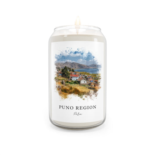 Puno Region, Peru scented soy candle