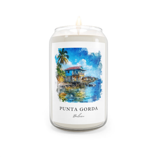 Punta Gorda, Belize scented soy candle