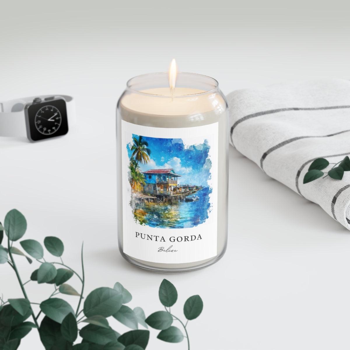 Punta Gorda, Belize scented soy candle