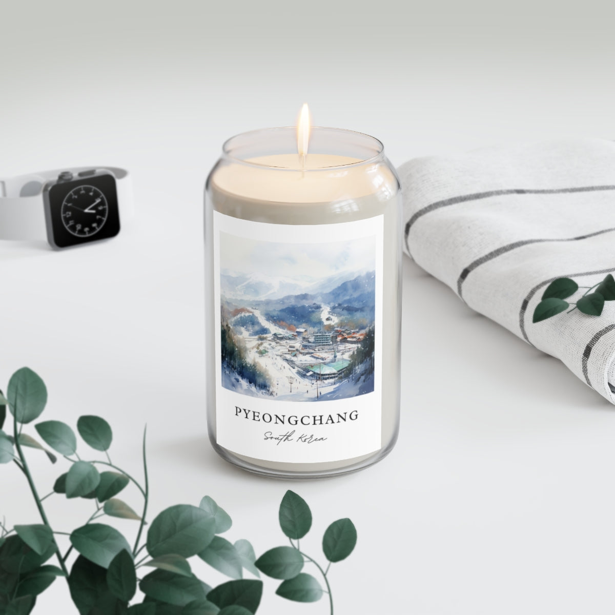 Pyeongchang, South Korea scented soy candle