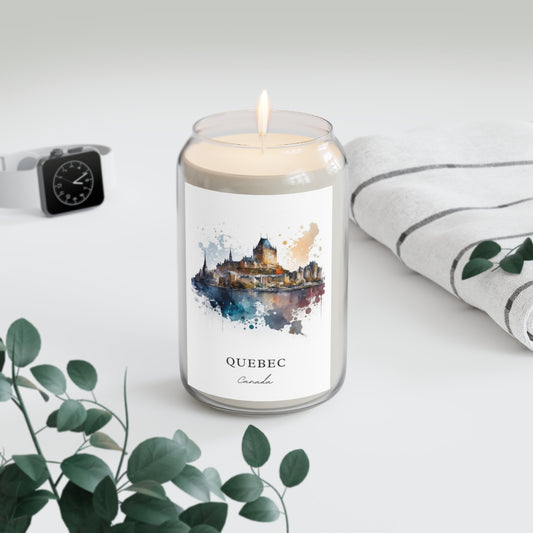 Quebec, Canada scented soy candle