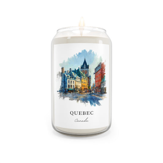 Quebec, Canada scented soy candle