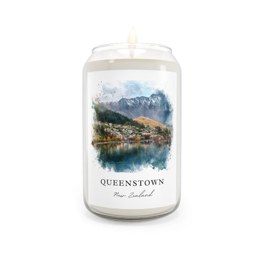 Queenstown, New Zealand scented soy candle