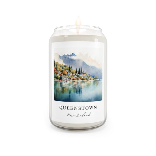 Queenstown, New Zealand scented soy candle
