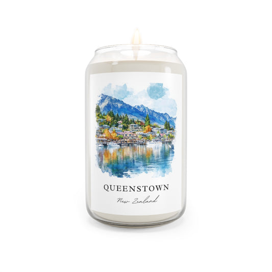 Queenstown, New Zealand scented soy candle