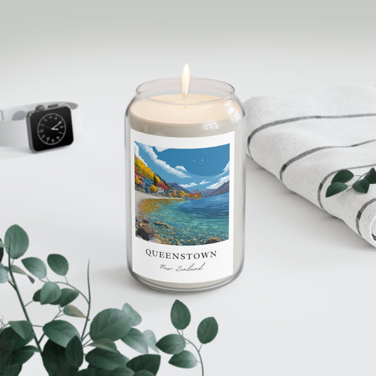 Queenstown, New Zealand scented soy candle