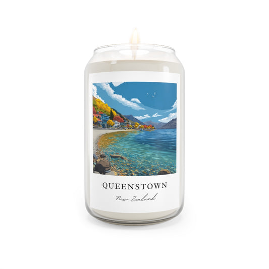 Queenstown, New Zealand scented soy candle