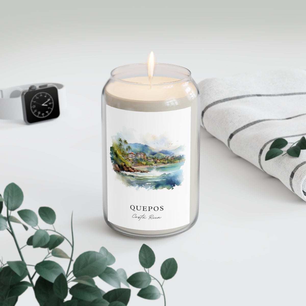 Quepos, Costa Rica scented soy candle
