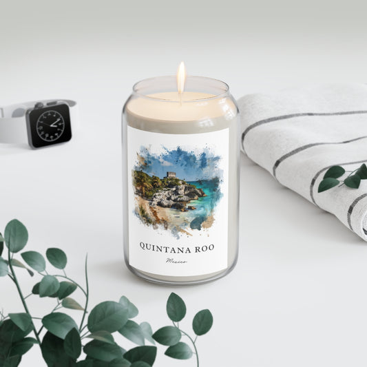 Quintana Roo, Mexico scented soy candle