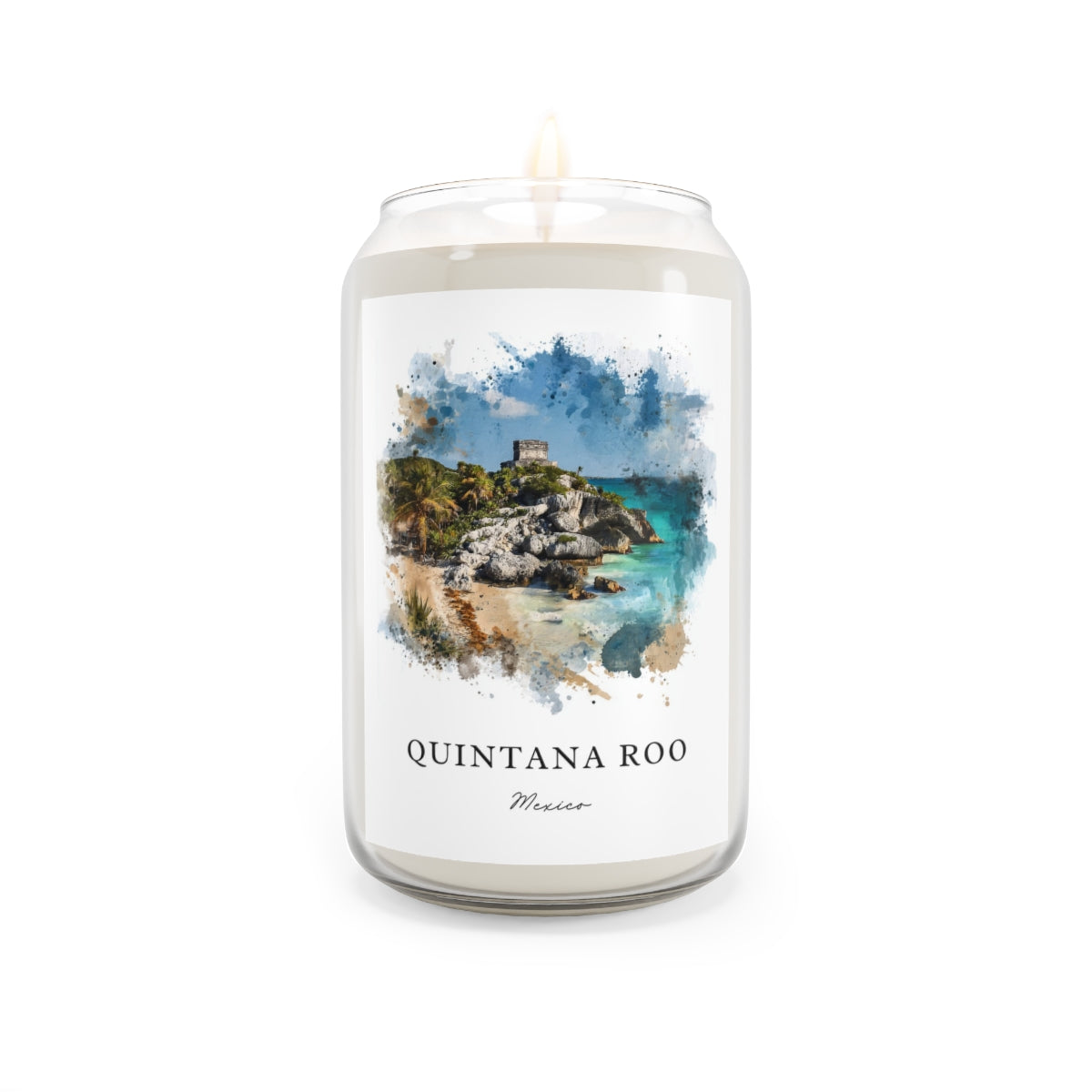 Quintana Roo, Mexico scented soy candle