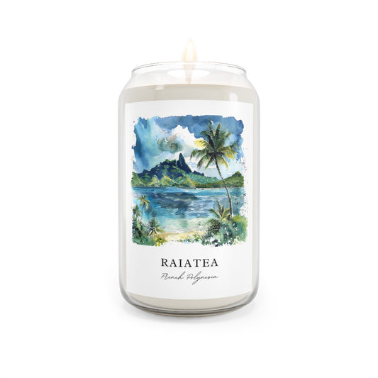 Raiatea, French Polynesia scented soy candle