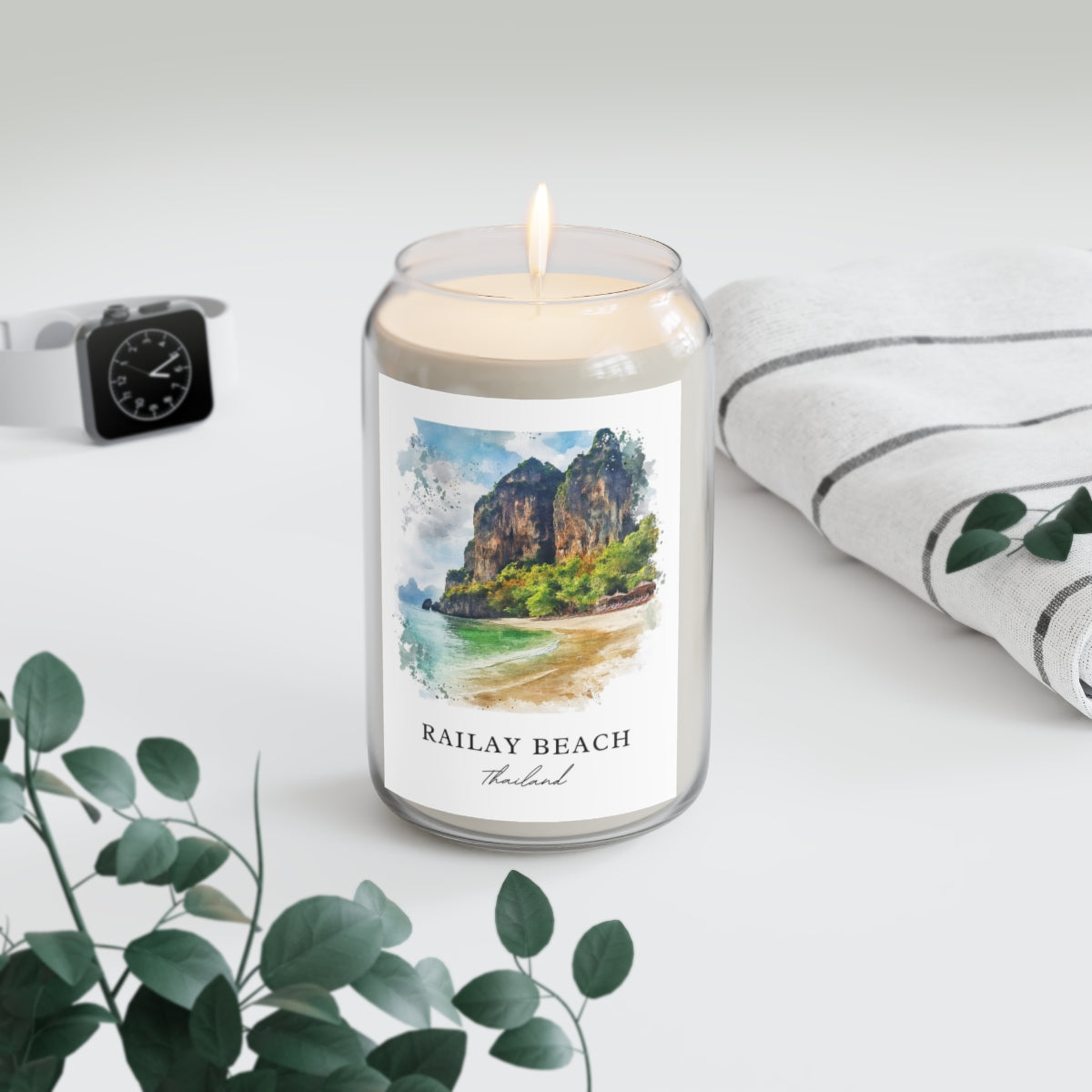 Railay Beach, Thailand scented soy candle