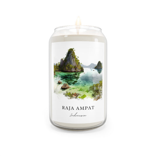 Raja Ampat, Indonesia scented soy candle
