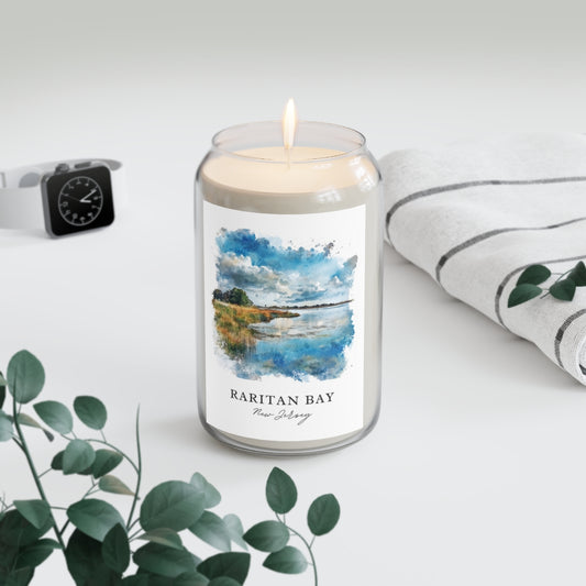 Raritan Bay, New Jersey scented soy candle
