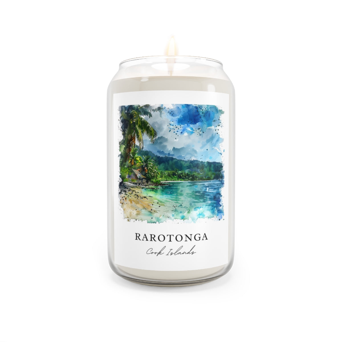 Rarotonga, Cook Islands scented soy candle