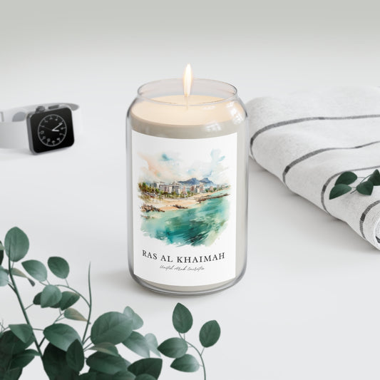 Ras Al Khaimah, United Arab Emirates scented soy candle