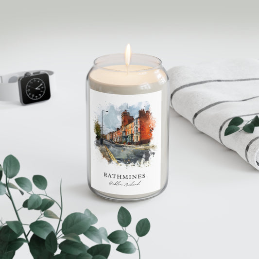 Rathmines, Dublin Ireland scented soy candle