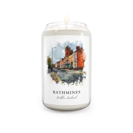Rathmines, Dublin Ireland scented soy candle