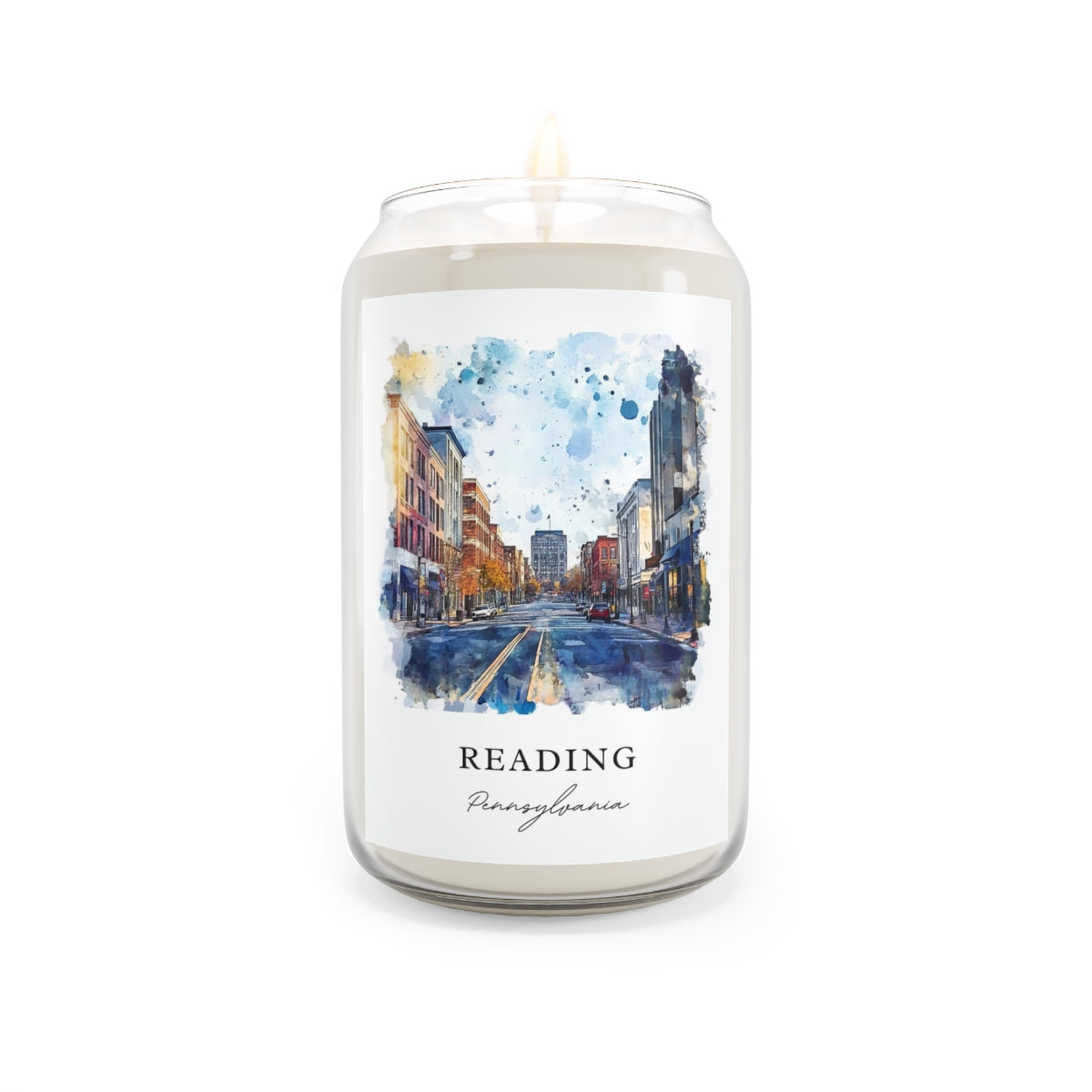 Reading, Pennsylvania scented soy candle