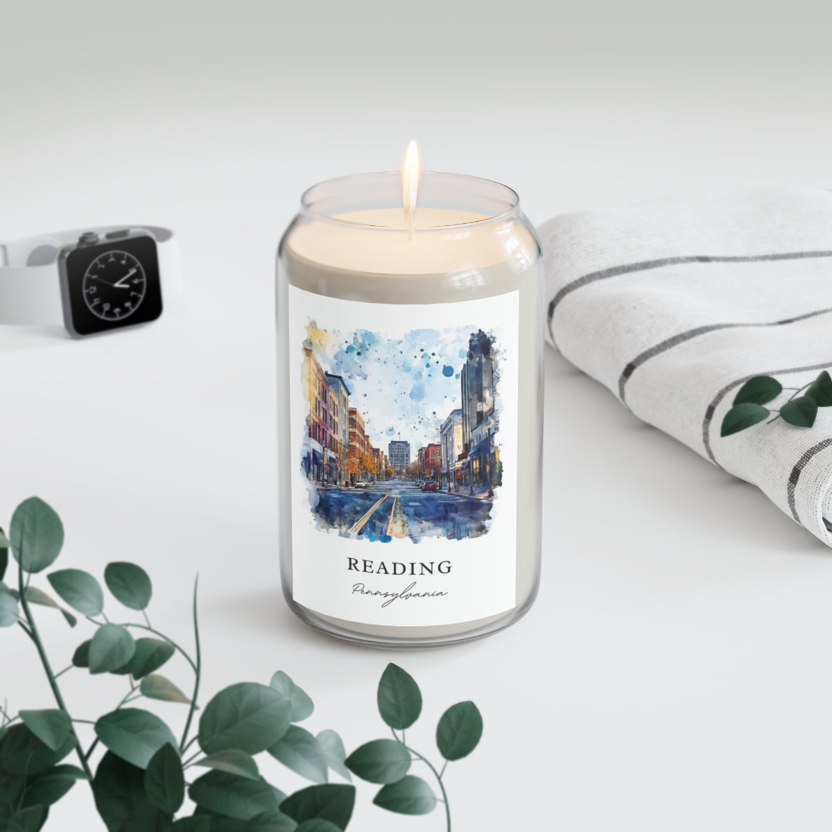 Reading, Pennsylvania scented soy candle