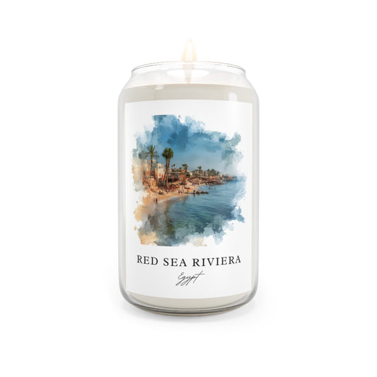 Red Sea Riviera, Egypt scented soy candle