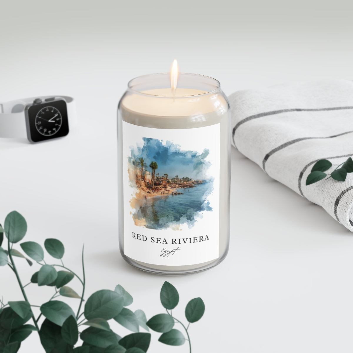 Red Sea Riviera, Egypt scented soy candle