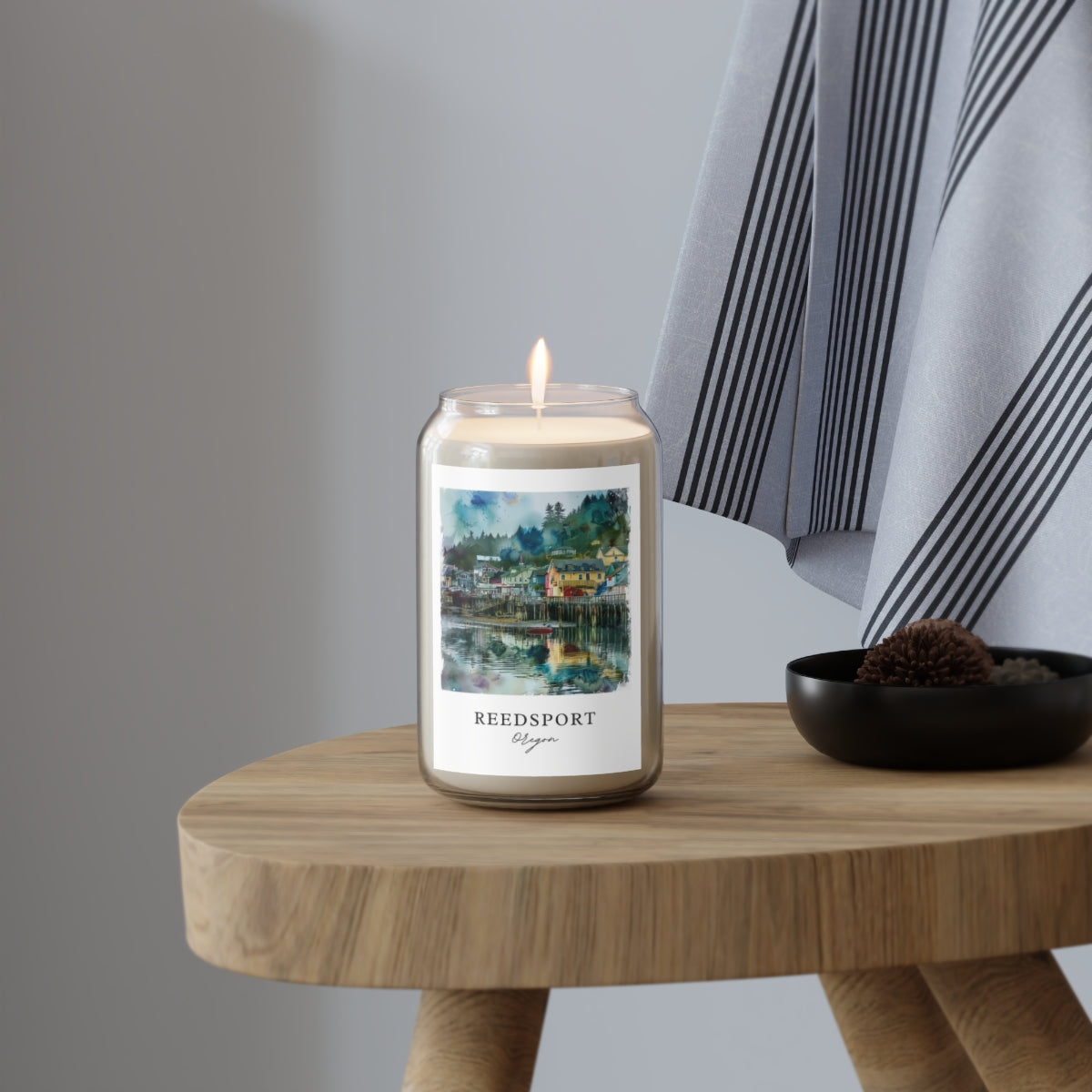 Reedsport, Oregon scented soy candle